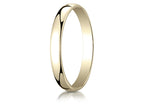 Benchmark® 14k White Gold 3.0mm Low Dome Light Ring