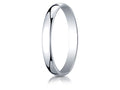 Benchmark® 14k White Gold 3.0mm Low Dome Light Ring