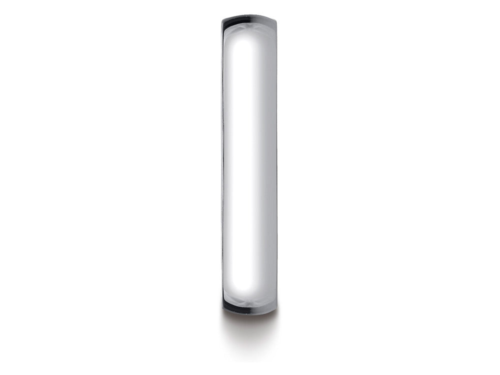 Benchmark® 14k White Gold 4.0mm Low Dome Light Ring