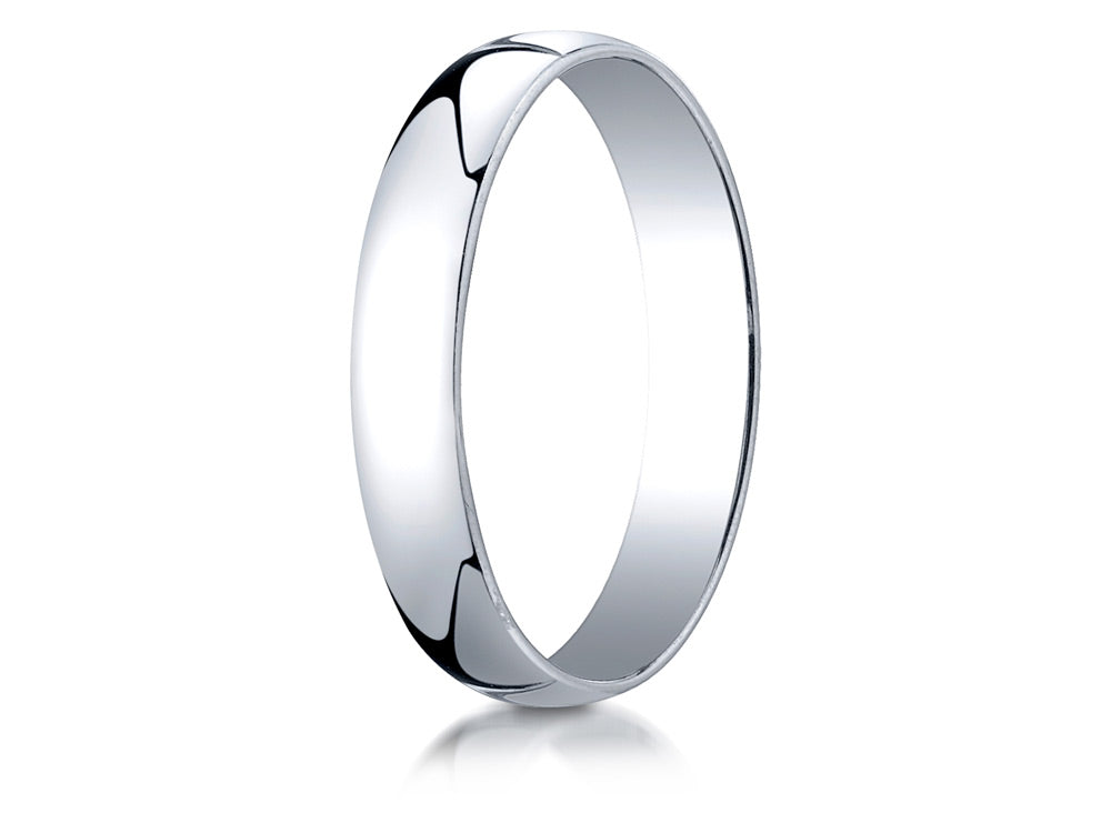 Benchmark® 14k White Gold 4.0mm Low Dome Light Ring