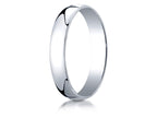 Benchmark® 14k White Gold 4.0mm Low Dome Light Ring