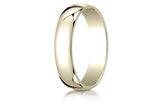 Benchmark® 14k White Gold 5.0mm Low Dome Light Ring