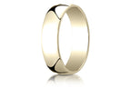 Benchmark® 14k White Gold 6.0mm Low Dome Light Ring