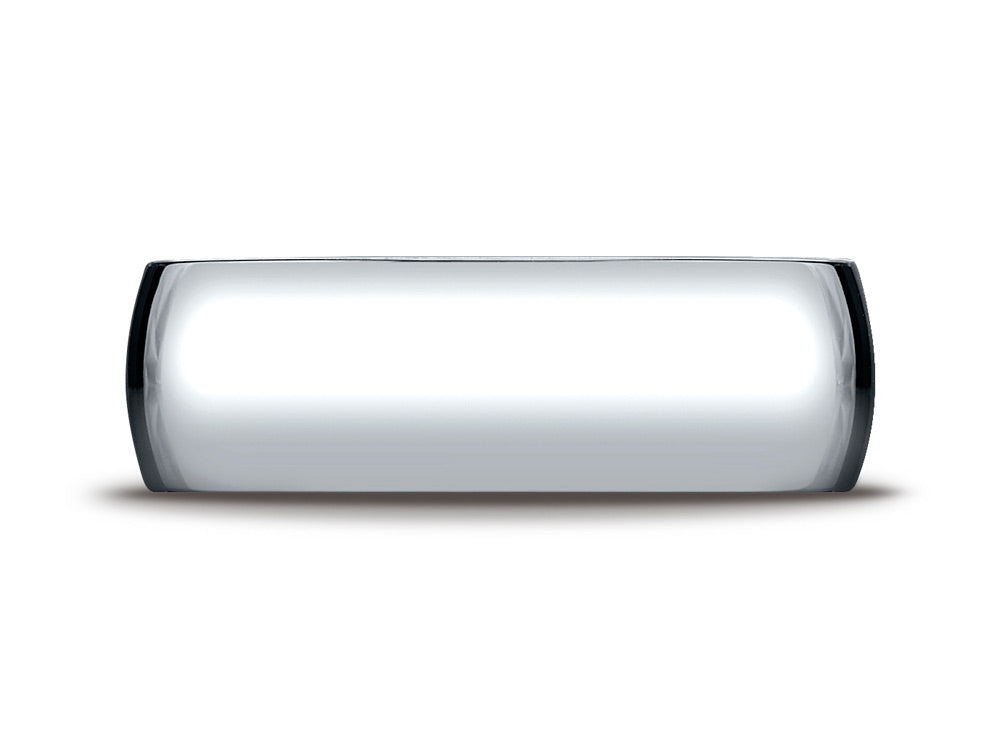 Benchmark® 14k White Gold 7.0mm Low Dome Light Ring