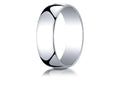 Benchmark® 14k White Gold 7.0mm Low Dome Light Ring