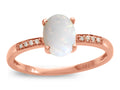 LALI Classics 14k Rose Gold Opal Oval Ring