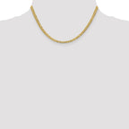 FJC Finejewelers 14 kt Yellow Gold 3.7mm Solid Polished Light Flat Cuban Chain