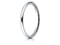 Benchmark® 14k Gold 2mm Slightly Domed Standard Comfort-fit Wedding Band / Ring