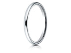 Benchmark® 14k Gold 2mm Slightly Domed Standard Comfort-fit Wedding Band / Ring