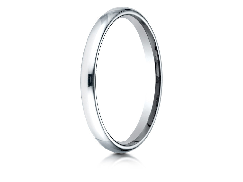 Benchmark® 14k Gold 2.5mm Slightly Domed Standard Comfort-fit Wedding Band / Ring