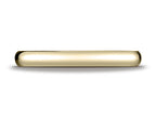 Benchmark® 10k Gold 3mm Slightly Domed Standard Comfort-fit Ring
