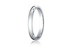 Benchmark® 18k Gold 3mm Slightly Domed Standard Comfort-fit Ring