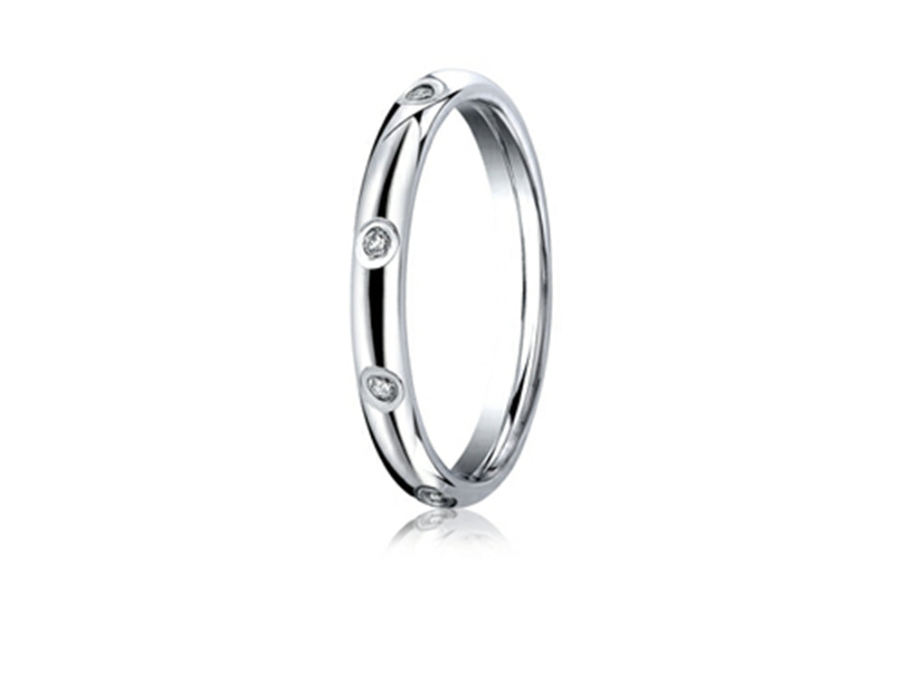 Benchmark® 3mm Comfort Fit Diamond Wedding Band / Ring