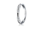 Benchmark® 3mm Comfort Fit Diamond Wedding Band / Ring