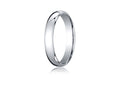 Benchmark® 18k Gold 4mm Slightly Domed Standard Comfort-fit Ring