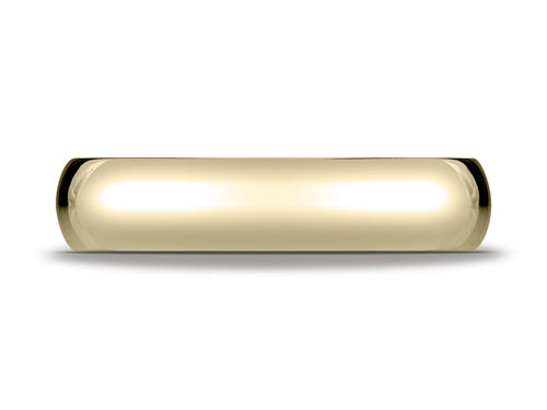 Benchmark® 10k Gold 5mm Slightly Domed Standard Comfort-fit Ring