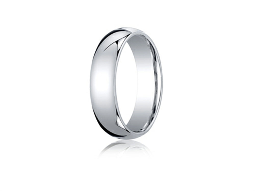 Benchmark® 10k Gold 6mm Slightly Domed Standard Comfort-fit Ring