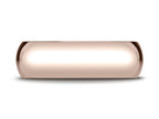 Benchmark® 14k Rose Gold 7mm Slightly Domed Standard Comfort-fit Wedding Band / Ring