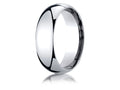 Benchmark® 18k Gold 7mm Slightly Domed Standard Comfort-fit Ring