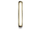 Benchmark® 14k Gold 4mm Slightly Domed Standard Comfort-fit Ring With Milgrain
