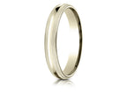Benchmark® 14k Gold 4mm Slightly Domed Standard Comfort-fit Wedding Band / Ring With Double Milgrain