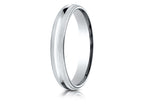Benchmark® 18k Gold 4mm Slightly Domed Standard Comfort-fit Wedding Band / Ring With Double Milgrain