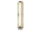 Benchmark® 14k Gold 5mm Slightly Domed Standard Comfort-fit Wedding Band / Ring With Double Milgrain