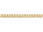 FJC Finejewelers 24 Inch 14k Yellow Gold 4.5mm Open Concave Curb Chain Necklace