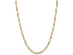 FJC Finejewelers 8 Inch 14k Yellow Gold 4.5mm Open Concave Curb Chain Bracelet