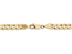 FJC Finejewelers 20 Inch 14k Yellow Gold 5.25mm Open Concave Curb Chain Necklace
