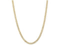 FJC Finejewelers 8 Inch 14k Yellow Gold 5.25mm Open Concave Curb Chain Bracelet