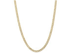FJC Finejewelers 8 Inch 14k Yellow Gold 5.25mm Open Concave Curb Chain Bracelet