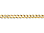 FJC Finejewelers 18 Inch 14k Yellow Gold 6.75mm Open Concave Curb Chain Necklace