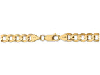 FJC Finejewelers 18 Inch 14k Yellow Gold 6.75mm Open Concave Curb Chain Necklace
