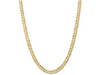 FJC Finejewelers 18 Inch 14k Yellow Gold 6.75mm Open Concave Curb Chain Necklace