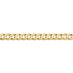 FJC Finejewelers 24 Inch 14k 6.75mm Open Concave Curb Chain Necklace