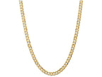 FJC Finejewelers 24 Inch 14k 6.75mm Open Concave Curb Chain Necklace