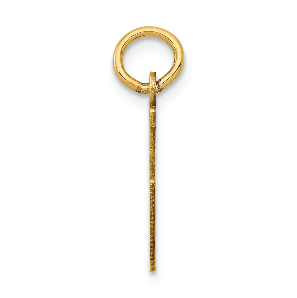 FJC Finejewelers 14k Yellow Gold Small Polished Elongated 5 Charm