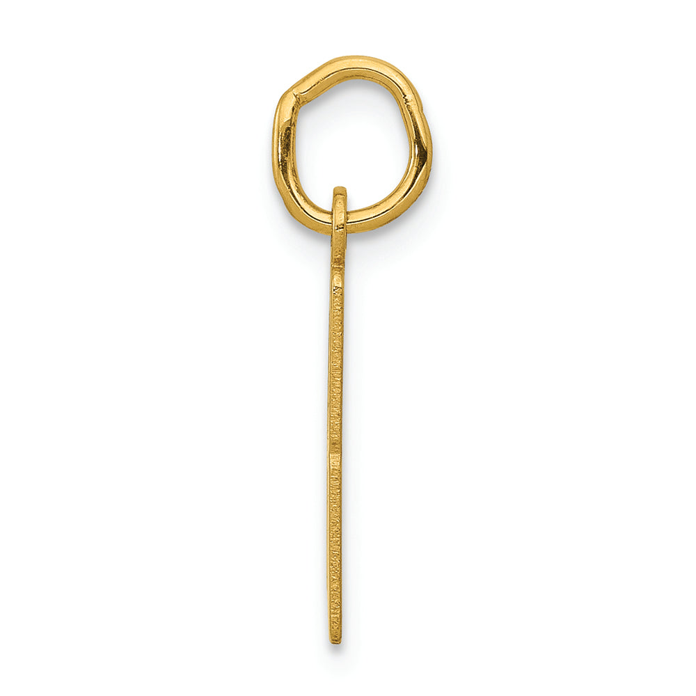 FJC Finejewelers 14k Yellow Gold Small Polished Elongated 8 Charm
