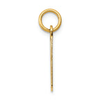 FJC Finejewelers 14k Yellow Gold Small Polished Elongated 10 Charm