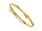 FJC Finejewelers 14k Yellow Gold 4mm Domed 7in. Omega Bracelet
