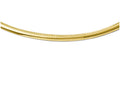 FJC Finejewelers 14k Yellow Gold 6mm Domed Omega Necklace