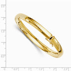 FJC Finejewelers 14k Yellow Gold 6mm Domed Omega Necklace