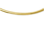 FJC Finejewelers 14k Yellow Gold 6mm Domed Omega Necklace