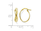 FJC Finejewelers 10k Polished Hinged Hoop Earrings