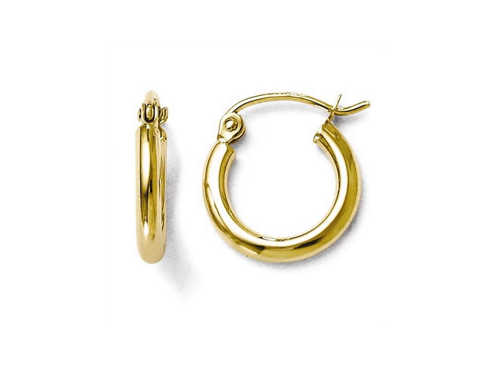FJC Finejewelers 10k Polished Hinged Hoop Earrings
