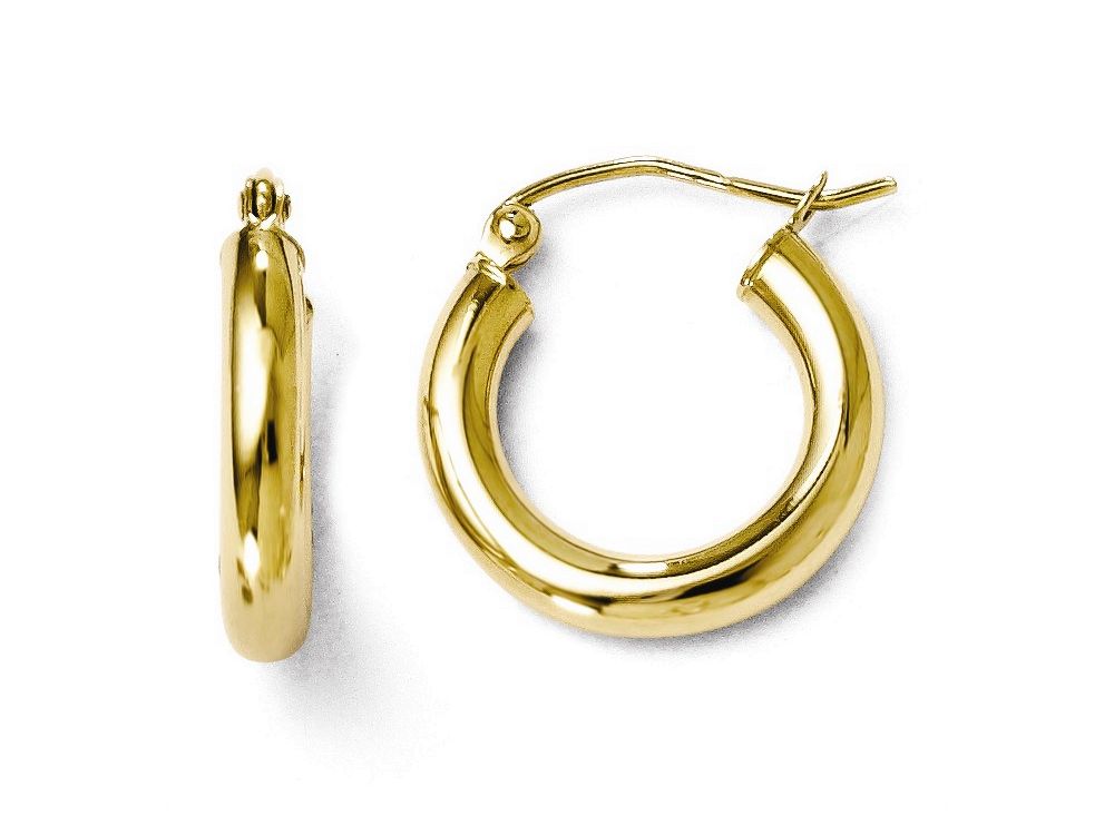 FJC Finejewelers 10k Polished Hinged Hoop Earrings