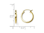 FJC Finejewelers 10k Polished Hinged Hoop Earrings