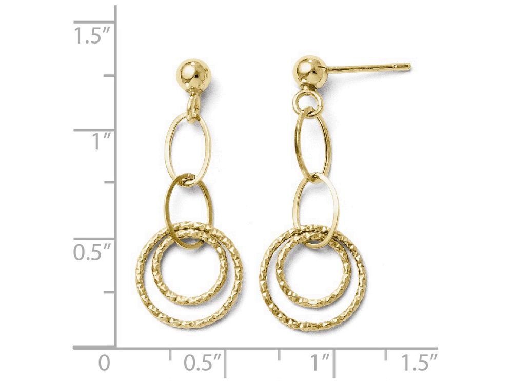 FJC Finejewelers 10k Post Dangle Earrings