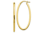 FJC Finejewelers 10k Polished Oval Hinged Hoop Earrings